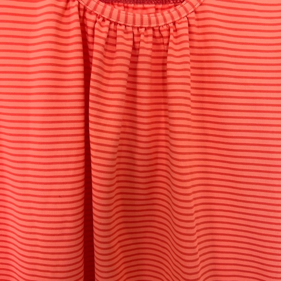 Bright orange striped athletic tank from Kirklands women size medium - Picture 2 of 6